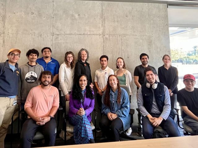 BioE Students and Faculty with Dr. Blackstock